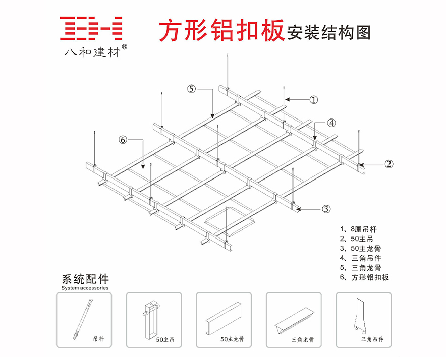 專業(yè)指導(dǎo)-方形鋁扣板吊頂施工工藝