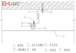 室內(nèi)鋁單板密拼安裝節(jié)點(diǎn)圖